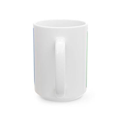 Kastre valla lipp (Estonia) White Coffee Mug-Go Mug Yourself
