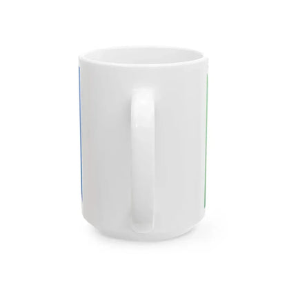Kastre valla lipp (Estonia) White Coffee Mug - Go Mug Yourself