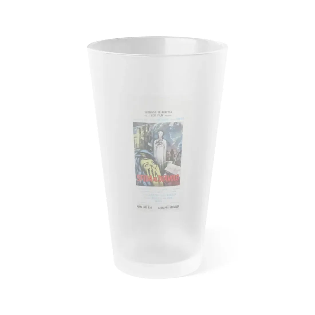 KATARSIS 1963 Movie Poster - Frosted Pint Glass 16oz 16oz Frosted - Go Mug Yourself