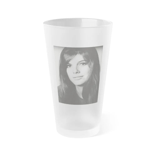 Katharine Ross #103 (Vintage Female Icon) Frosted Pint Glass 16oz-16oz-Frosted-Go Mug Yourself