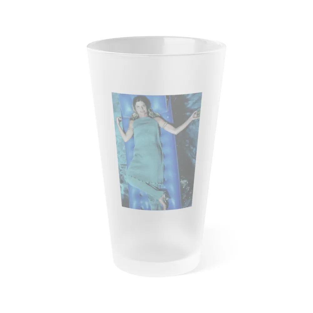 Katharine Ross #112 (Vintage Female Icon) Frosted Pint Glass 16oz-16oz-Frosted-Go Mug Yourself