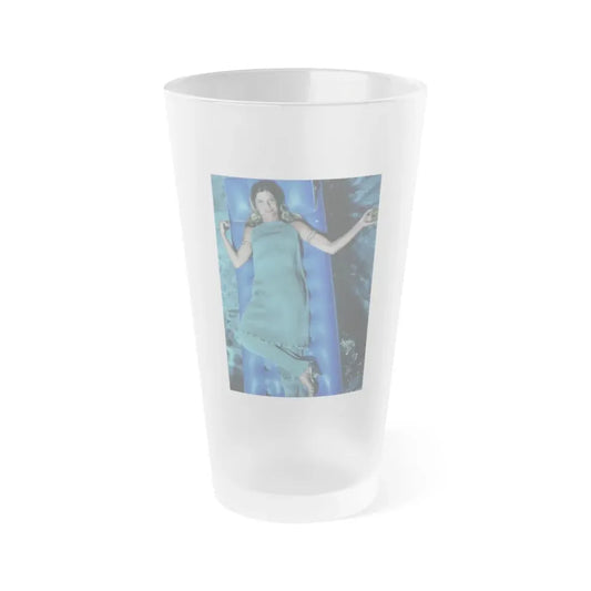 Katharine Ross #112 (Vintage Female Icon) Frosted Pint Glass 16oz 16oz Frosted - Go Mug Yourself