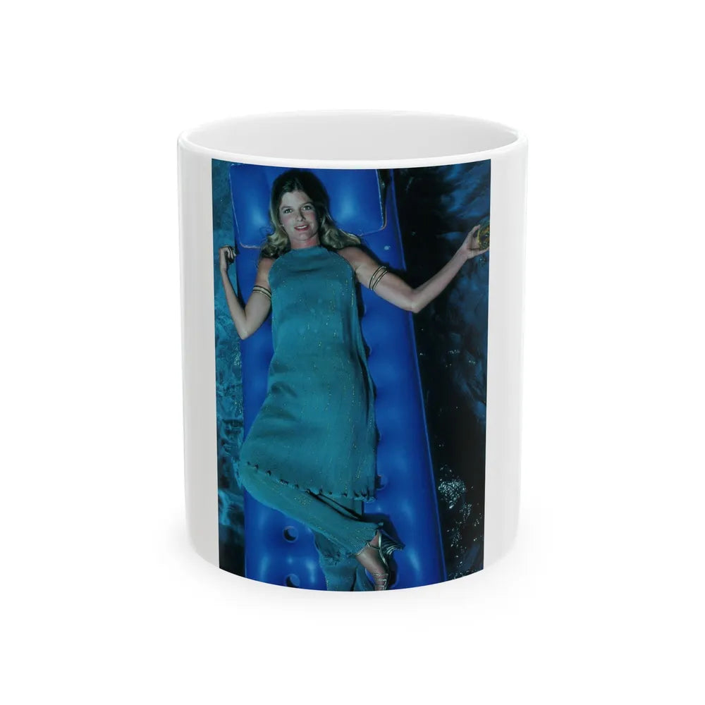 Katharine Ross #112 (Vintage Female Icon) White Coffee Mug-11oz-Go Mug Yourself