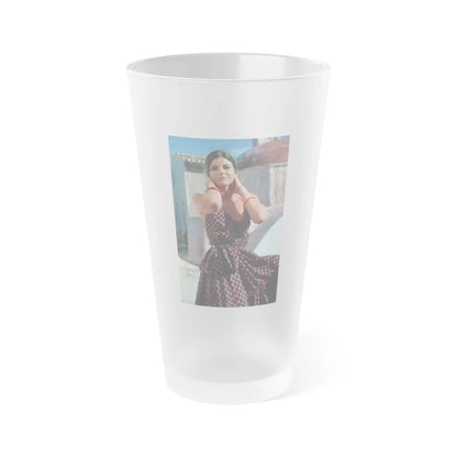 Katharine Ross #113 (Vintage Female Icon) Frosted Pint Glass 16oz-16oz-Frosted-Go Mug Yourself