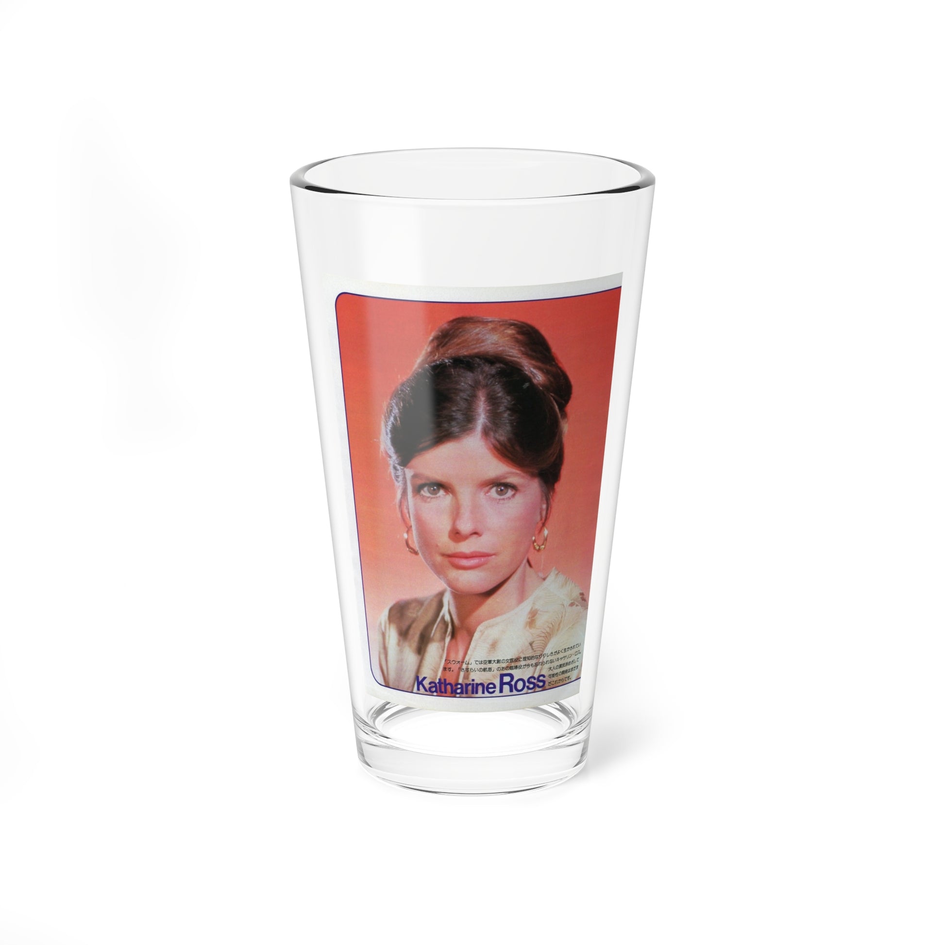 Katharine Ross #13 (Vintage Female Icon) Pint Glass 16oz-16oz-Go Mug Yourself