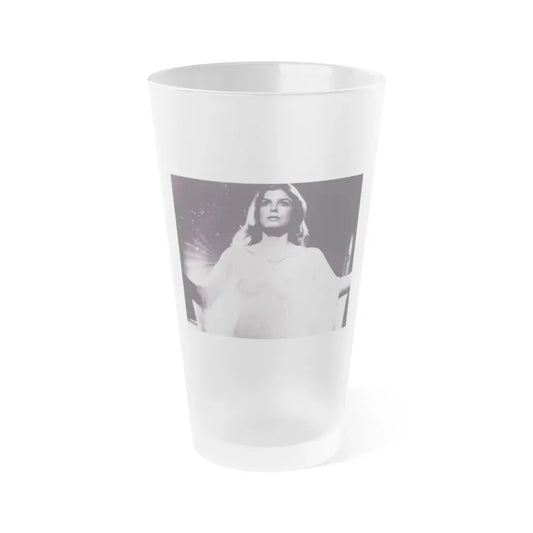 Katharine Ross #22 - 8x10 Stepford Wives '75 B&W Off Camera See through night gown Promo Photo Re-Print (Vintage Female Icon) Frosted Pint Glass 16oz 16oz Frosted - Go Mug Yourself