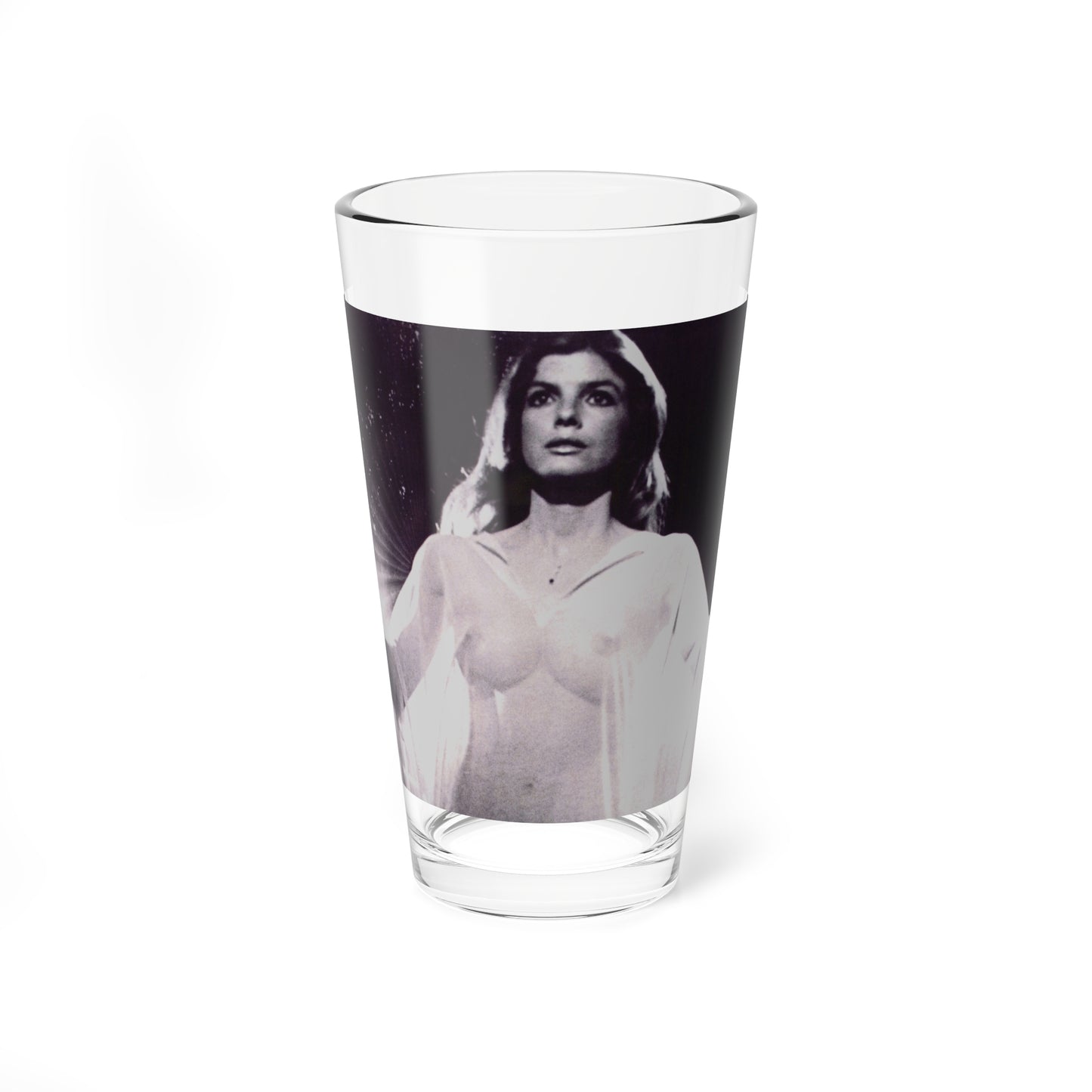 Katharine Ross #22 - 8x10 Stepford Wives '75 B&W Off Camera See through night gown Promo Photo Re-Print (Vintage Female Icon) Pint Glass 16oz-16oz-Go Mug Yourself