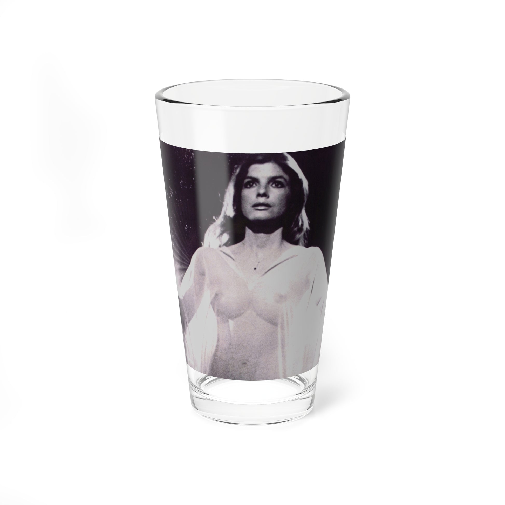 Katharine Ross #22 - 8x10 Stepford Wives '75 B&W Off Camera See through night gown Promo Photo Re-Print (Vintage Female Icon) Pint Glass 16oz-16oz-Go Mug Yourself