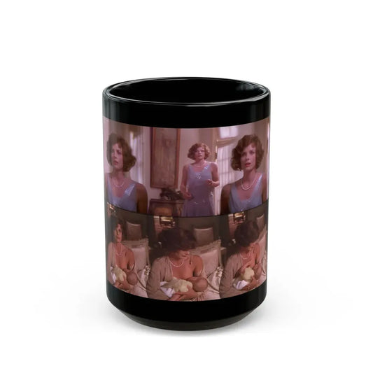 Katharine Ross #28 - (Vintage Female Icon) Black Coffee Mug 15oz - Go Mug Yourself