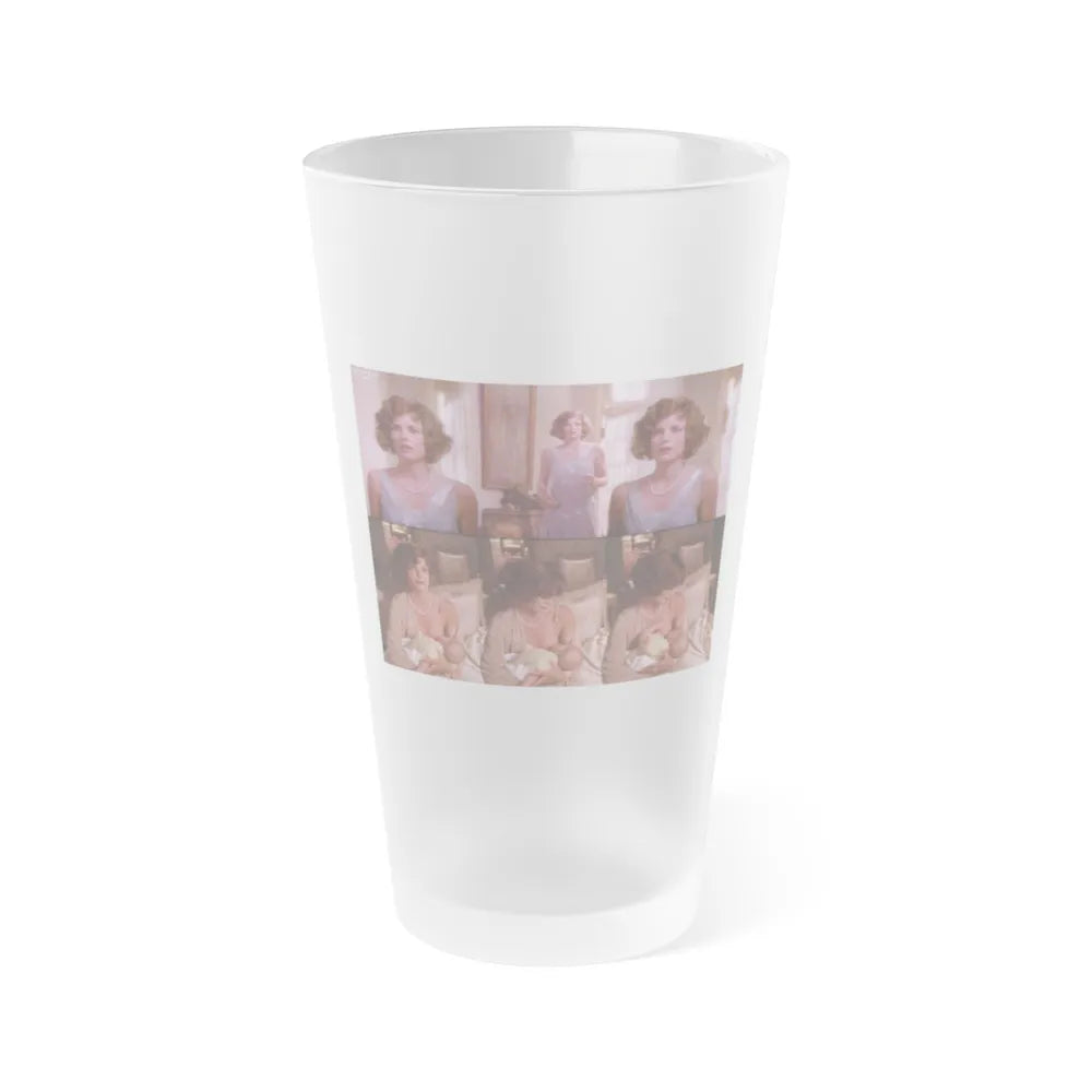 Katharine Ross #28 - (Vintage Female Icon) Frosted Pint Glass 16oz-16oz-Frosted-Go Mug Yourself