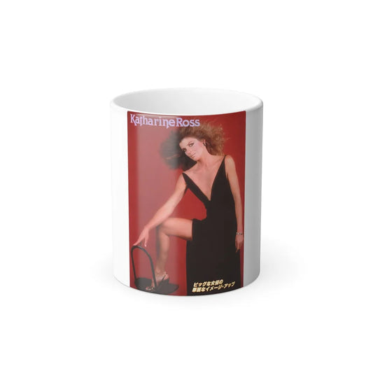 Katharine Ross #58 - Japan Color Pin-Up Page (version 2 - large high quality) (Vintage Female Icons) Color Changing Mug 11oz-11oz-Go Mug Yourself