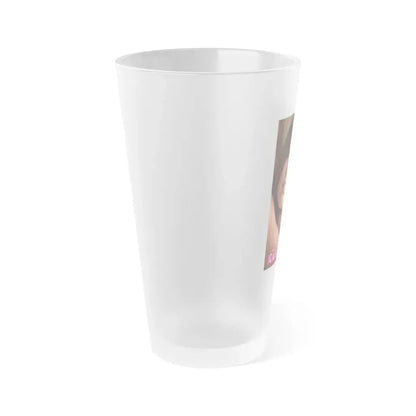 Katharine Ross #77 (Vintage Female Icon) Frosted Pint Glass 16oz - Go Mug Yourself
