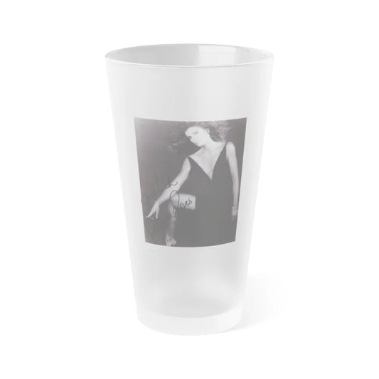 Katharine Ross #81 (Vintage Female Icon) Frosted Pint Glass 16oz-16oz-Frosted-Go Mug Yourself