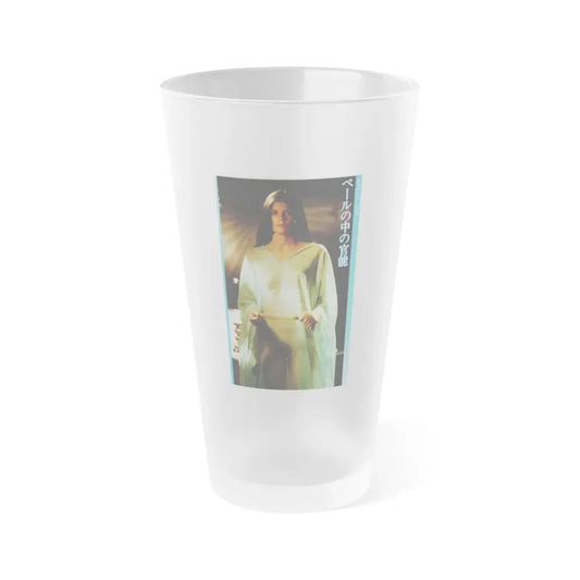 Katharine Ross #84 - Japan Pin-Up Promo 3 Color Pics - ''The Stepford Wives'' '75 Rare from inbetween filming 2 (Vintage Female Icon) Frosted Pint Glass 16oz 16oz Frosted - Go Mug Yourself