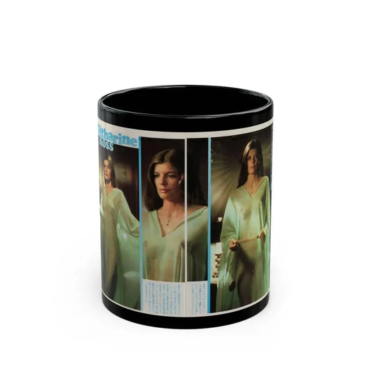 Katharine Ross #84 - Japan Pin-Up Promo 3 Color Pics - ''The Stepford Wives'' '75 Rare from inbetween filming 3 (Vintage Female Icon) Black Coffee Mug 11oz - Go Mug Yourself