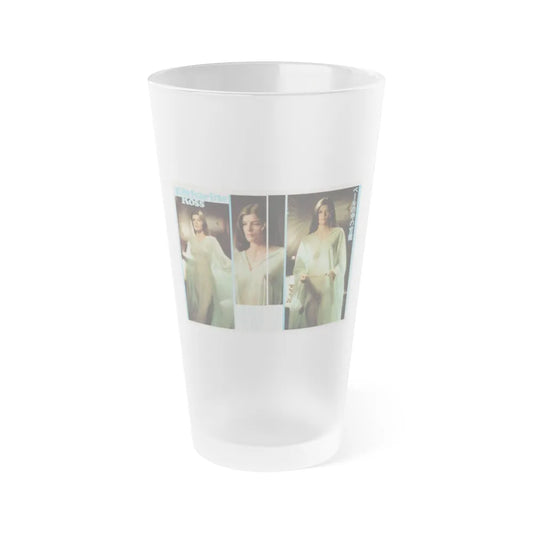 Katharine Ross #84 - Japan Pin-Up Promo 3 Color Pics - ''The Stepford Wives'' '75 Rare from inbetween filming 3 (Vintage Female Icon) Frosted Pint Glass 16oz-16oz-Frosted-Go Mug Yourself