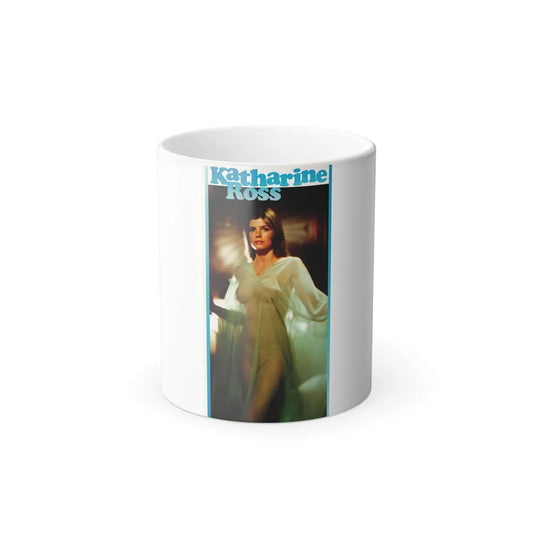 Katharine Ross #84 - Japan Pin-Up Promo 3 Color Pics - ''The Stepford Wives'' '75 Rare from inbetween filming (version 1 - Dave's Library Scan cropped to Photo 01) (Vintage Female Icons) Color Changing Mug 11oz-11oz-Go Mug Yourself
