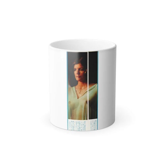 Katharine Ross #84 - Japan Pin-Up Promo 3 Color Pics - ''The Stepford Wives'' '75 Rare from inbetween filming (version 1 - Dave's Library Scan cropped to Photo 02) (Vintage Female Icons) Color Changing Mug 11oz-11oz-Go Mug Yourself