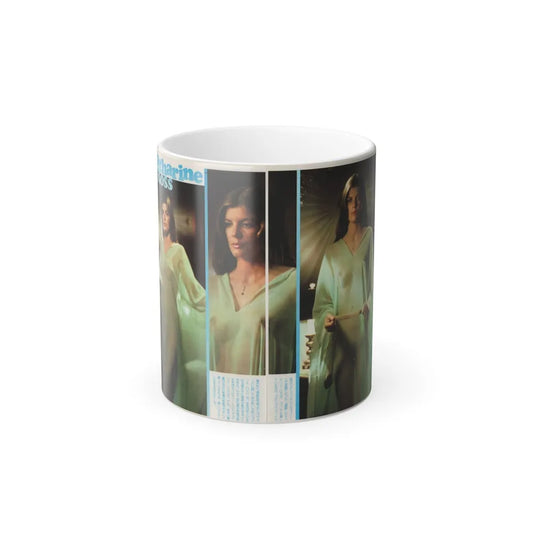Katharine Ross #84 - Japan Pin-Up Promo 3 Color Pics - ''The Stepford Wives'' '75 Rare from inbetween filming (version 2 - Dave's Scan) (Vintage Female Icons) Color Changing Mug 11oz-11oz-Go Mug Yourself