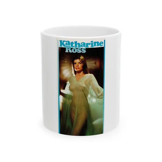 Katharine Ross #84 - Japan Pin-Up Promo 3 Color Pics - ''The Stepford Wives'' '75 Rare from inbetween filming (Vintage Female Icon) White Coffee Mug 11oz - Go Mug Yourself