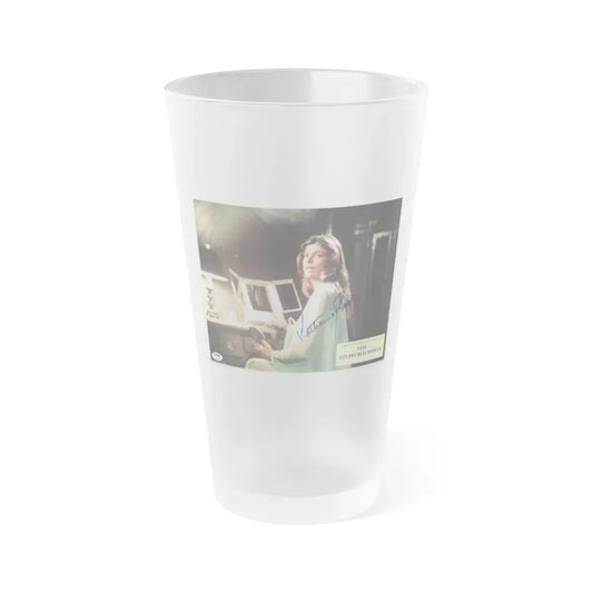 Katharine Ross #91 (Vintage Female Icon) Frosted Pint Glass 16oz 16oz Frosted - Go Mug Yourself
