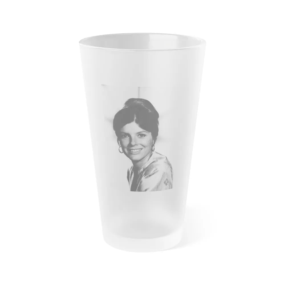 Katharine Ross #98 (Vintage Female Icon) Frosted Pint Glass 16oz-16oz-Frosted-Go Mug Yourself