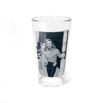 Kathleen Crowley #05 (Vintage Female Icon) Pint Glass 16oz 16oz - Go Mug Yourself