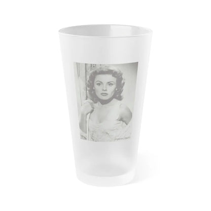 Kathleen Crowley #10 (Vintage Female Icon) Frosted Pint Glass 16oz-16oz-Frosted-Go Mug Yourself