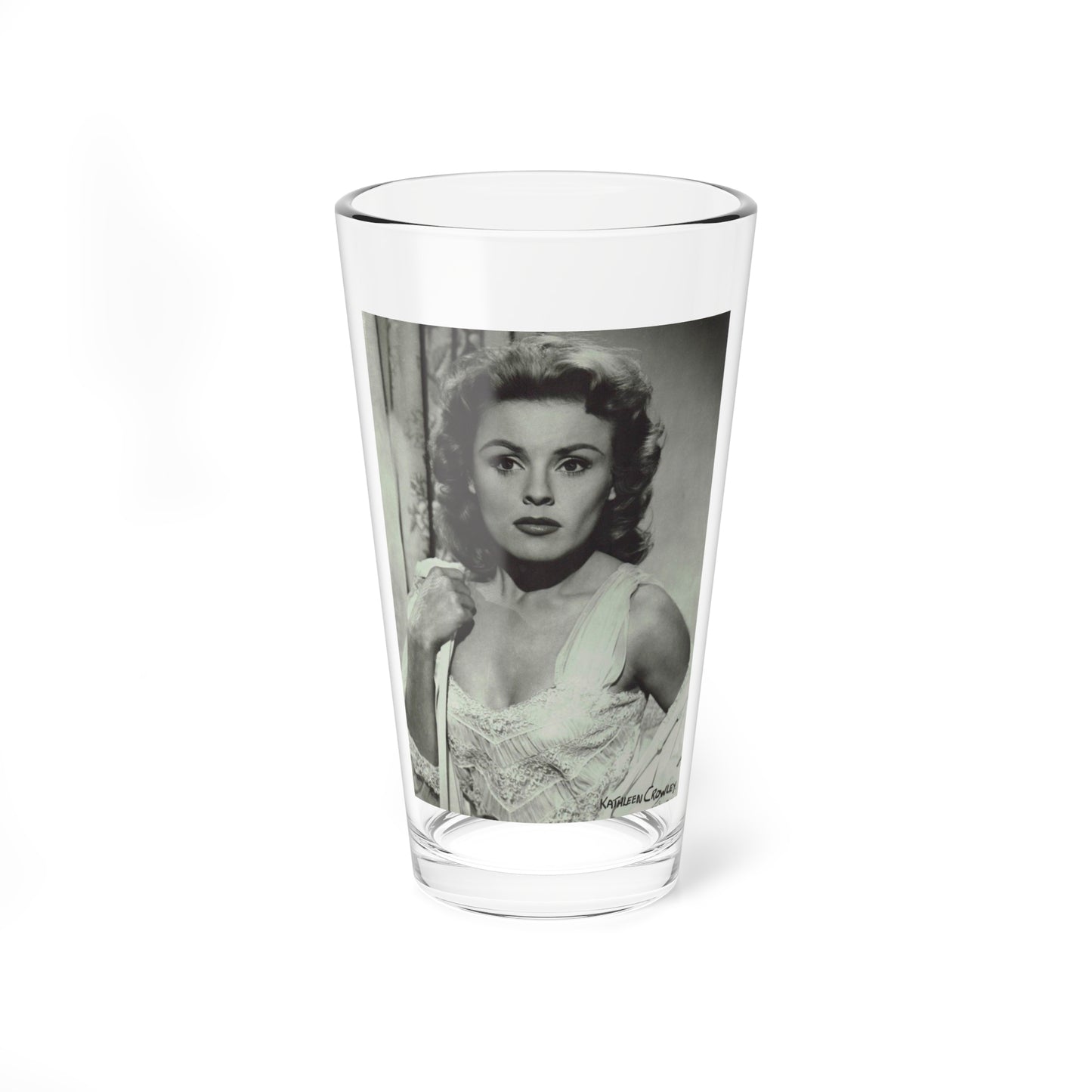 Kathleen Crowley #10 (Vintage Female Icon) Pint Glass 16oz-16oz-Go Mug Yourself