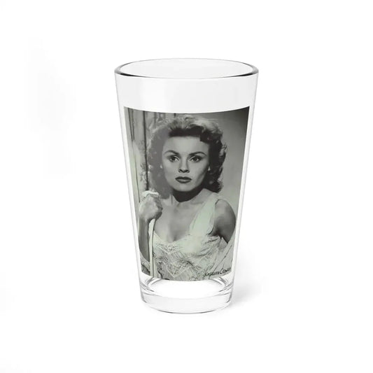 Kathleen Crowley #10 (Vintage Female Icon) Pint Glass 16oz 16oz - Go Mug Yourself