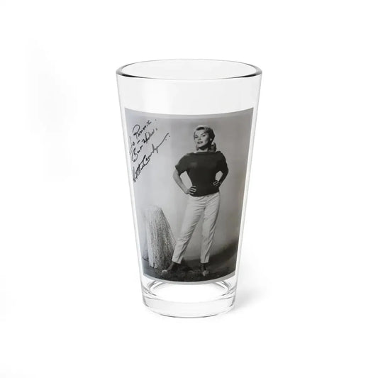 Kathleen Crowley #11 (Vintage Female Icon) Pint Glass 16oz 16oz - Go Mug Yourself