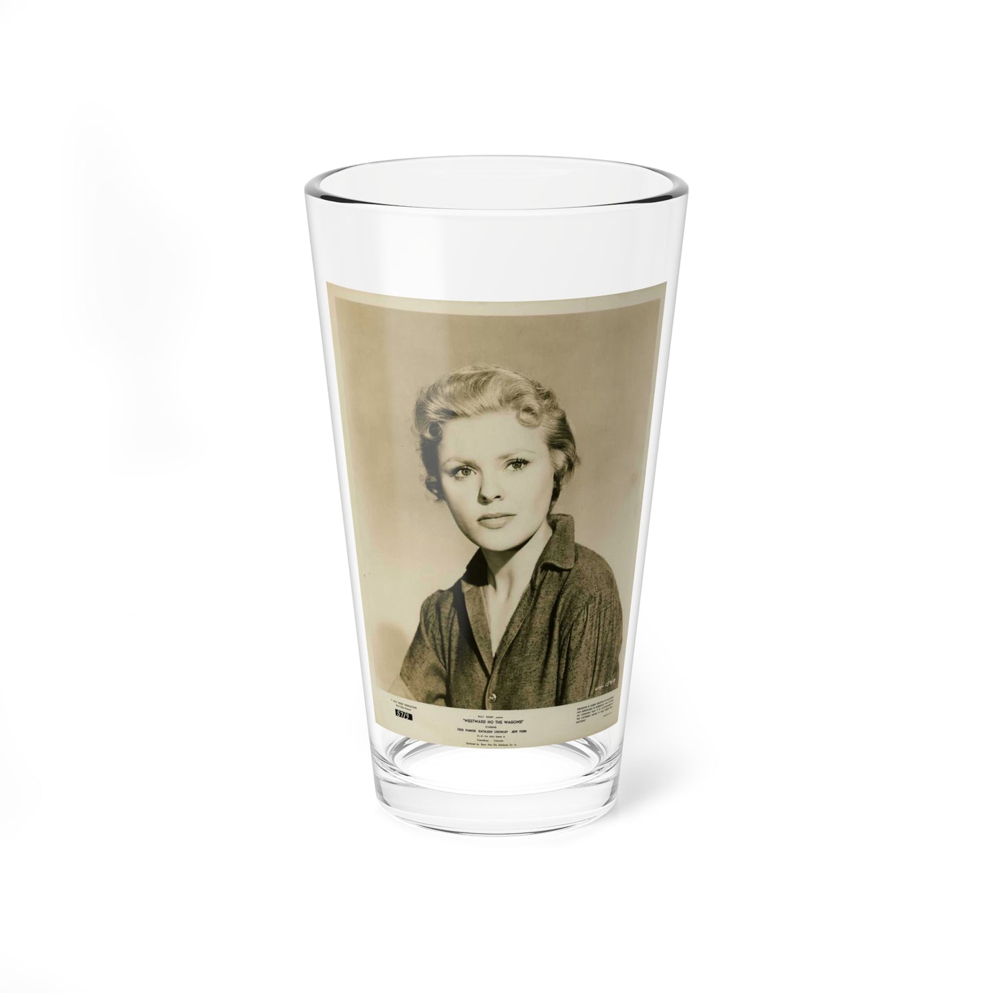 Kathleen Crowley #14 (Vintage Female Icon) Pint Glass 16oz-16oz-Go Mug Yourself