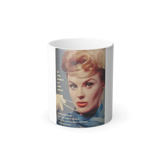Kathleen Crowley #23 (Vintage Female Icons) Color Changing Mug 11oz-11oz-Go Mug Yourself