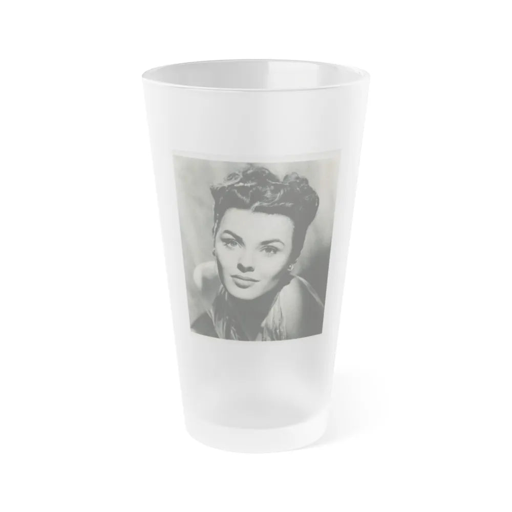 Kathleen Crowley #24 (Vintage Female Icon) Frosted Pint Glass 16oz-16oz-Frosted-Go Mug Yourself