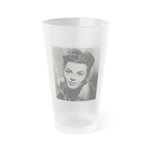 Kathleen Crowley #24 (Vintage Female Icon) Frosted Pint Glass 16oz-16oz-Frosted-Go Mug Yourself