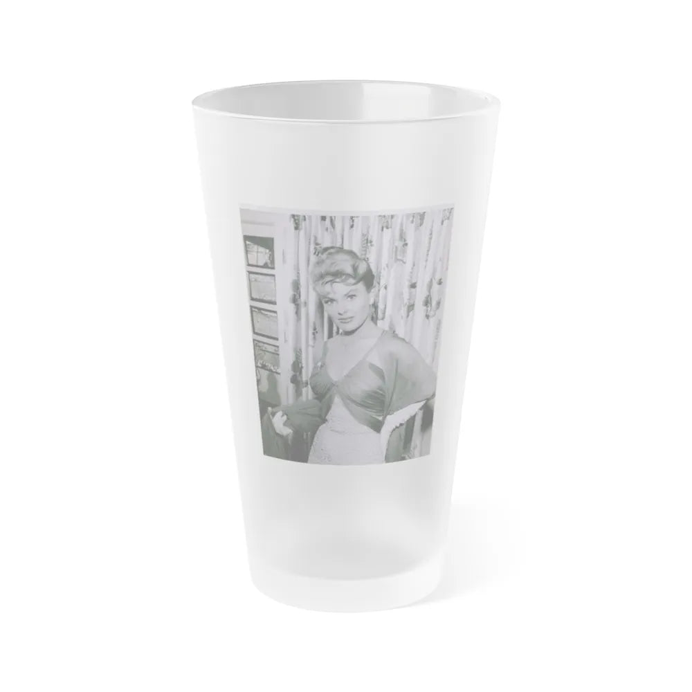 Kathleen Crowley #25 (Vintage Female Icon) Frosted Pint Glass 16oz-16oz-Frosted-Go Mug Yourself