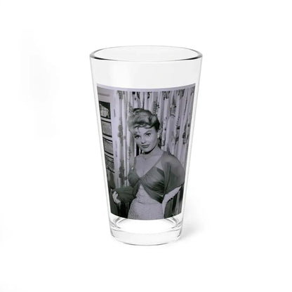 Kathleen Crowley #25 (Vintage Female Icon) Pint Glass 16oz 16oz - Go Mug Yourself