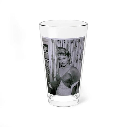 Kathleen Crowley #25 (Vintage Female Icon) Pint Glass 16oz 16oz - Go Mug Yourself