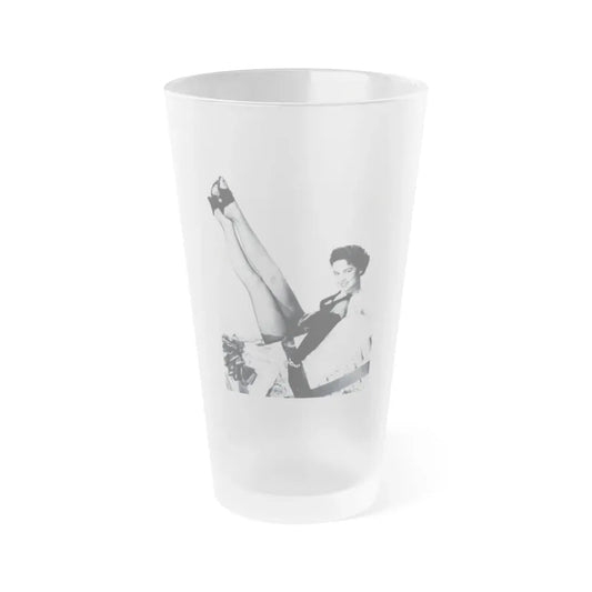 Kathryn Grant #07 1 (Vintage Female Icon) Frosted Pint Glass 16oz 16oz Frosted - Go Mug Yourself