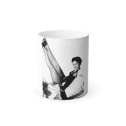 Kathryn Grant #07 (version 6) (Vintage Female Icon) Color Changing Coffee Mug 11oz - Go Mug Yourself