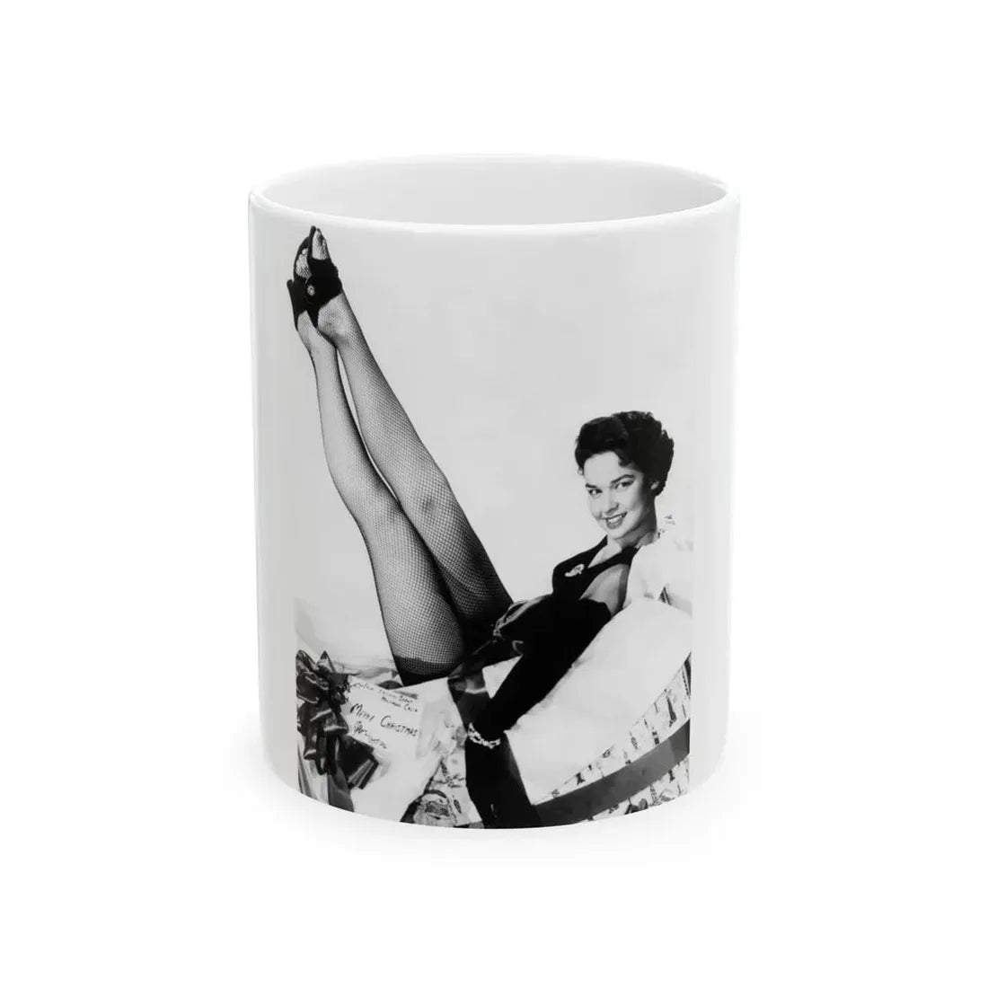 Kathryn Grant #07 (Vintage Female Icon) White Coffee Mug 11oz - Go Mug Yourself