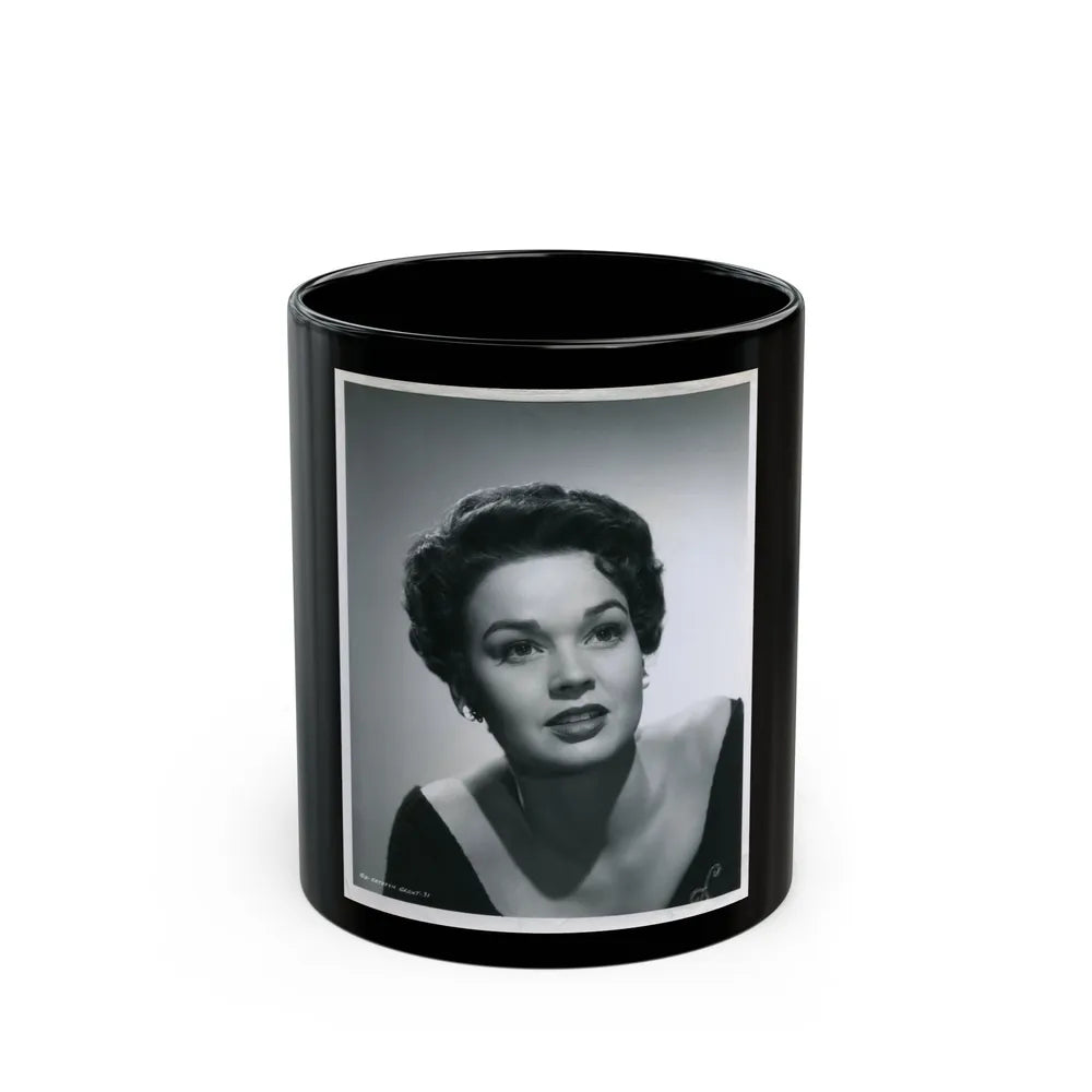 Kathryn Grant #08 (Vintage Female Icon) Black Coffee Mug-11oz-Go Mug Yourself