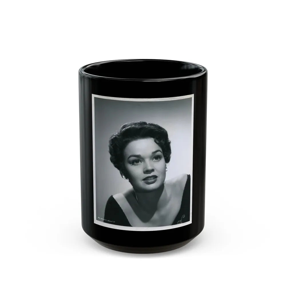 Kathryn Grant #08 (Vintage Female Icon) Black Coffee Mug-15oz-Go Mug Yourself