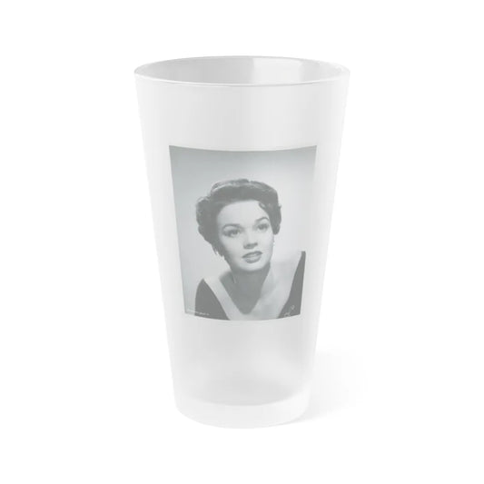 Kathryn Grant #08 (Vintage Female Icon) Frosted Pint Glass 16oz-16oz-Frosted-Go Mug Yourself