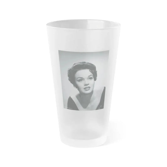 Kathryn Grant #08 (Vintage Female Icon) Frosted Pint Glass 16oz 16oz Frosted - Go Mug Yourself