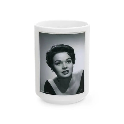 Kathryn Grant #08 (Vintage Female Icon) White Coffee Mug 15oz - Go Mug Yourself