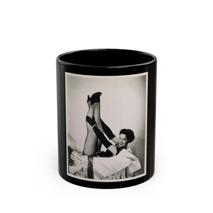 Kathryn Grant #100 (Vintage Female Icon) Black Coffee Mug 11oz - Go Mug Yourself
