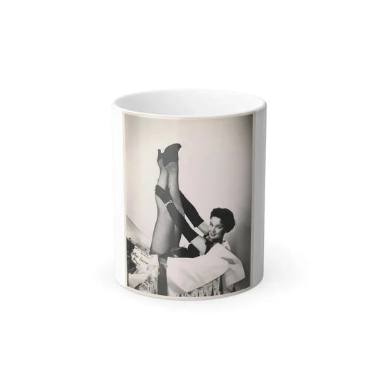 Kathryn Grant #100 (Vintage Female Icon) Color Changing Coffee Mug 11oz - Go Mug Yourself