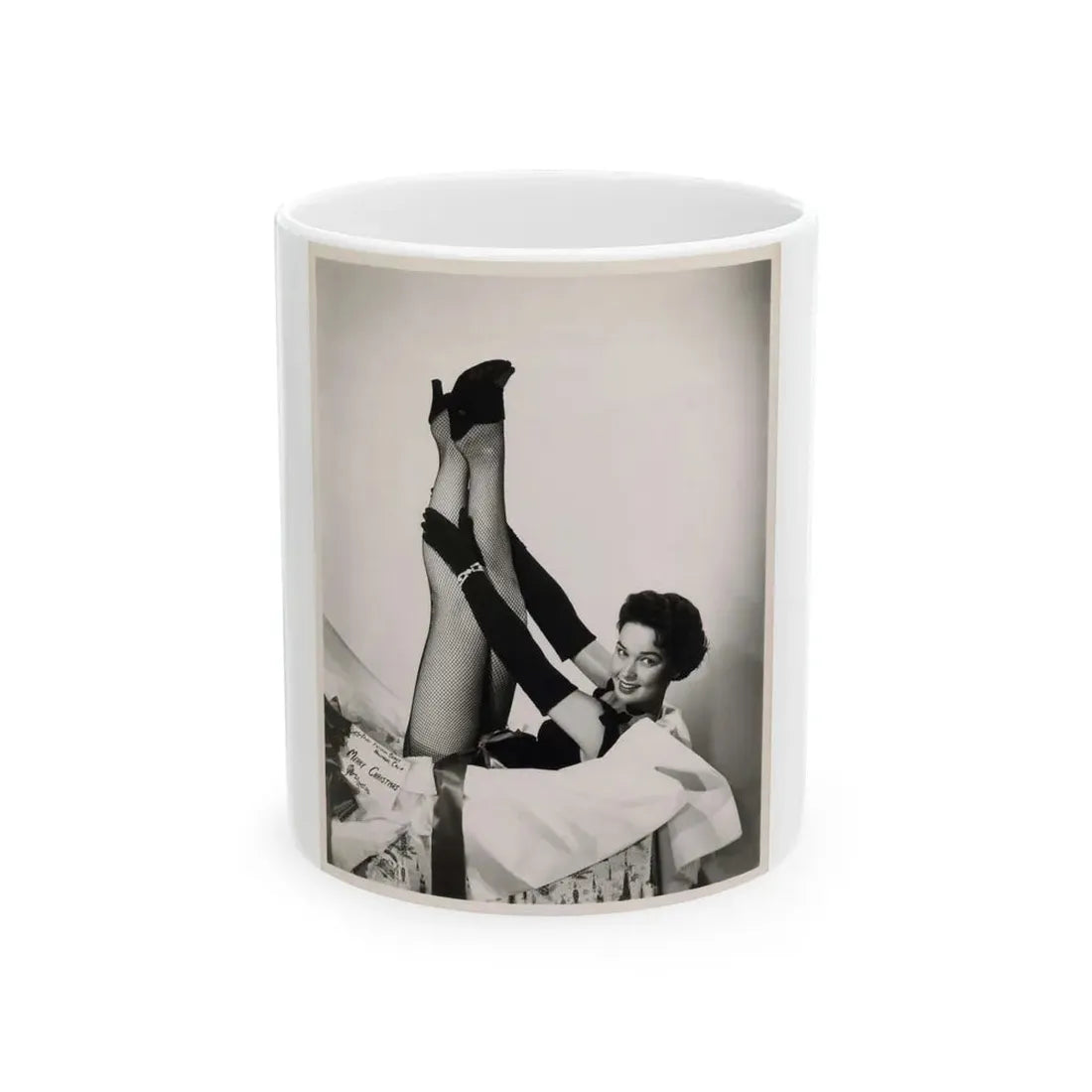 Kathryn Grant #100 (Vintage Female Icon) White Coffee Mug 11oz - Go Mug Yourself