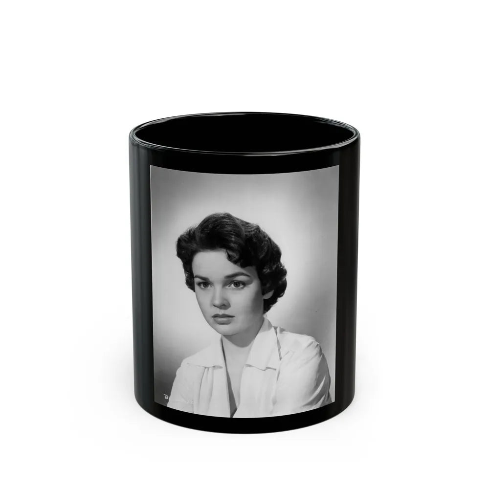 Kathryn Grant #107 (Vintage Female Icon) Black Coffee Mug-11oz-Go Mug Yourself